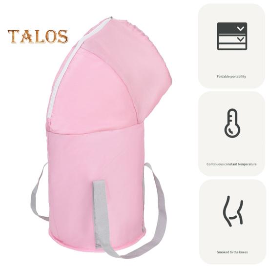 Sammenleggbar fotbadebøtte med bærbart håndtak Vanntett reisecamping utendørs fotspa isolert badekar Vask