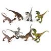 Realistic Velociraptor Dinosaur Action Figure Model Collection Toy Desk Decor