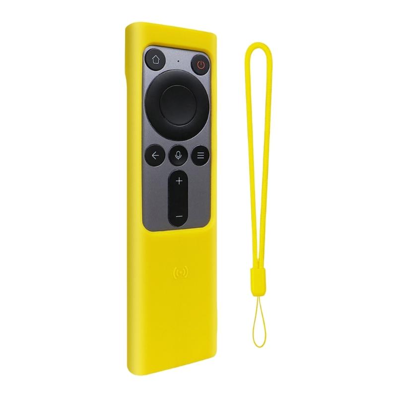 Silicone Protective Case For Lingxi Pointing Remote With AntiSlip Texture Washable Design Perfect Fit Precise Cutout жёлтый