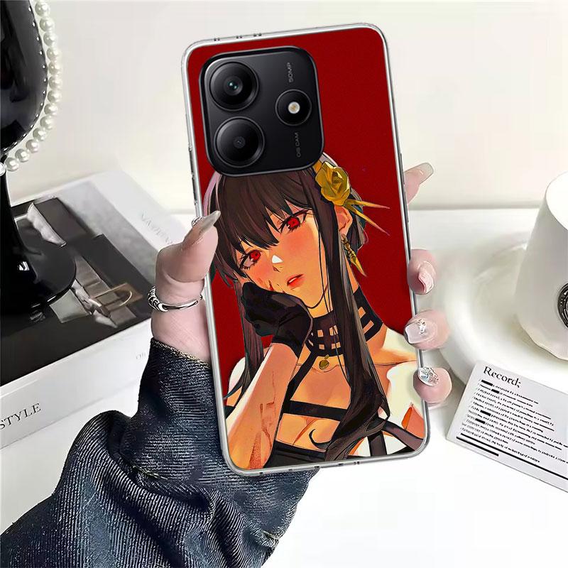 S-Spy Family Yor F-Forger Soft Phone Case For Xiaomi Redmi Note 15 14 14S 13 12 Pro Plus 12S 11 11S 11E 10 10S 11T 5G Fundas Coq