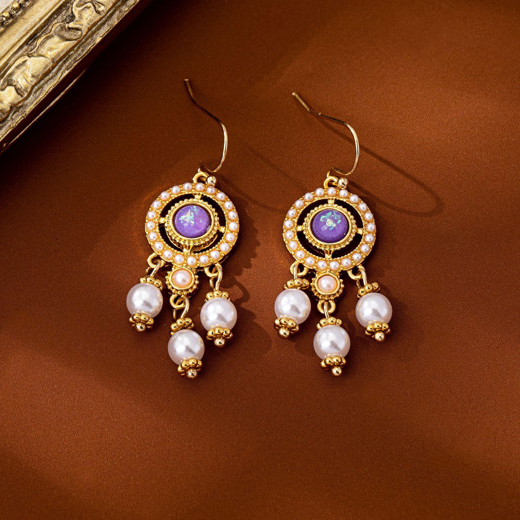 

Модные серьги-подвески для женщин золотой