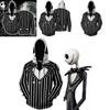 The Nightmare Before Christmas Jack Skellington 3d Cosplay Costume Hoodie With Vibrant Digital Print And Soft Breathable Material