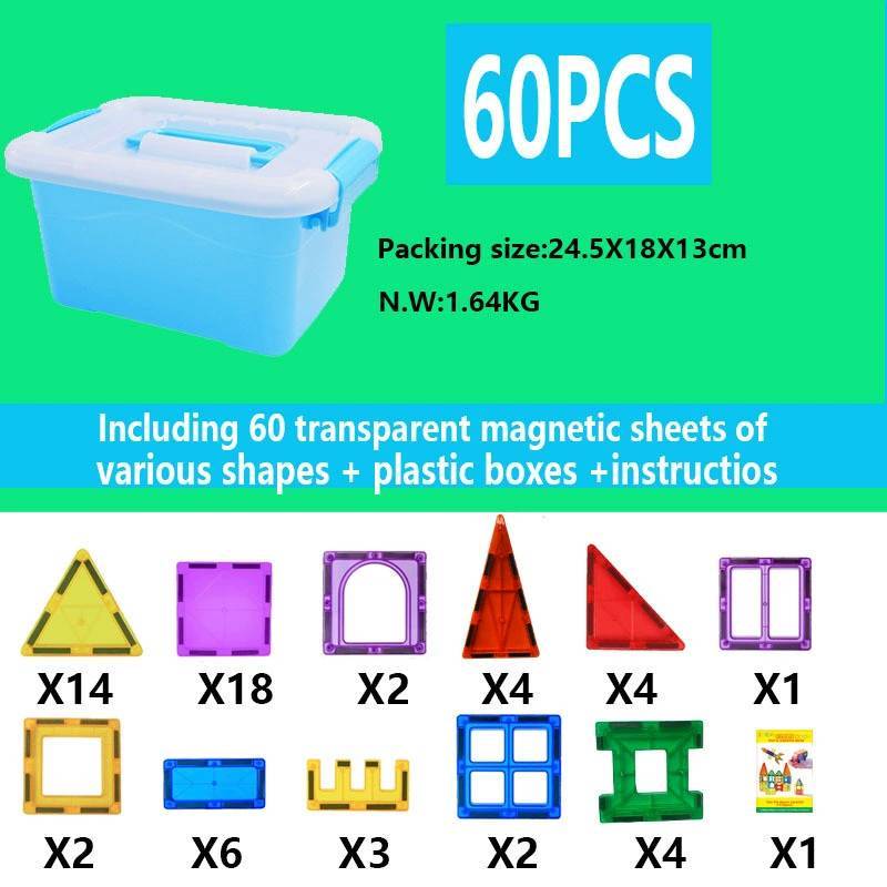 Extra Childrens Large Magnetic Building Blocks Set Toys For Educational Gift