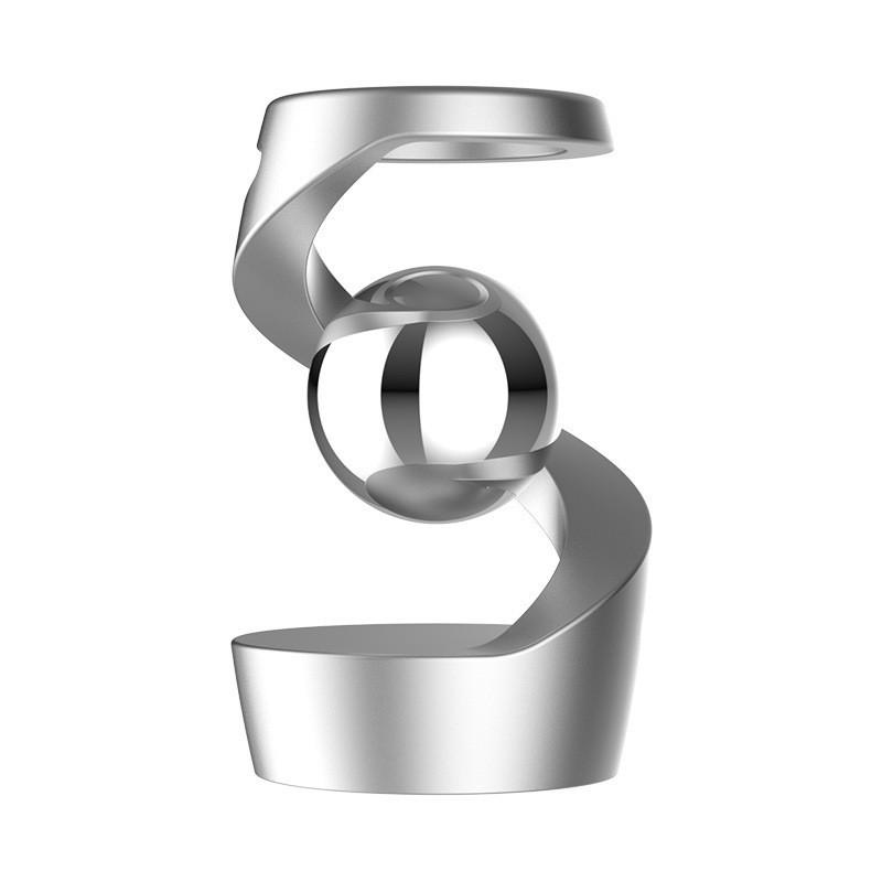 

New Arrival Desktop Levitating Gyroscope Independent Stand Best-selling Tiktok Explosive Product Desk Ornament Stress Relief Toy Silver