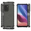 Xiaomi Redmi K40/Poco F3 Carbon Armor Gel Frame Case - Black