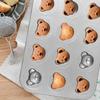 12 Cavity Muffin Cakes Mold Cartoon Animal Shape Bear Madeline Baking Tray  Decoration