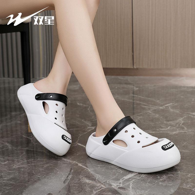 ZB outer wear heightening slippers new summer thick bottom outer wear Mori series heightening soft bottom
