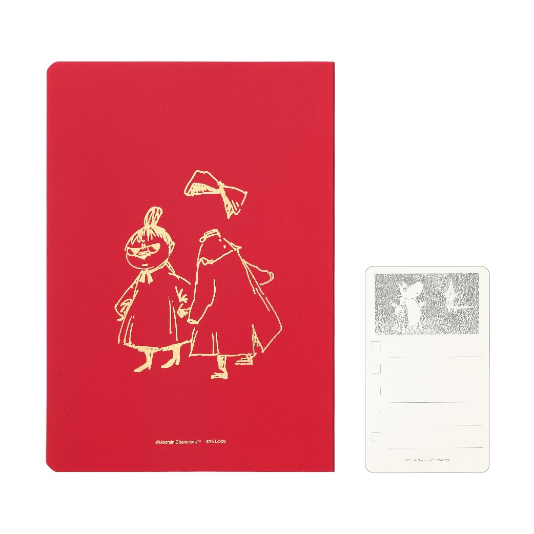 

Nitoms STALOGY 365 Days Sticker X1461 Блокнот, B6, Клетка, Муми-тролли, Красный, Набор для дел,