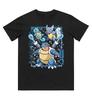 Pokémon Schiggy Entwicklung Bedrucktes T-Shirt Herren und Damen T-Shirt Herren Oberteil Harajuku Y2K T-Shirt 2026 Sommer Neu Streetwear