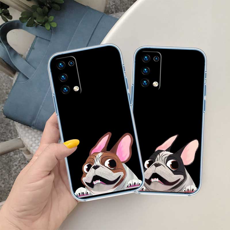 UP24 Cute Pug Dog Bull corgi Case for LG K22 K30 K40 K40S K41 K42 K50 K50S K51 K51S K52 K61 K62 K71 K92 Q60 Q61 V40 V50 V60