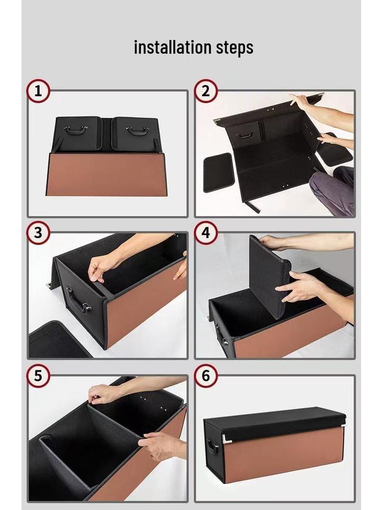 Customizable Car Trunk Organizer - Fits Specific Car Models