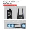 Console Cooling Fan Game Machine Cooling System with 3 Fans LED Light for PS5 Slim Digital & Discs Edition USB3.0 Port