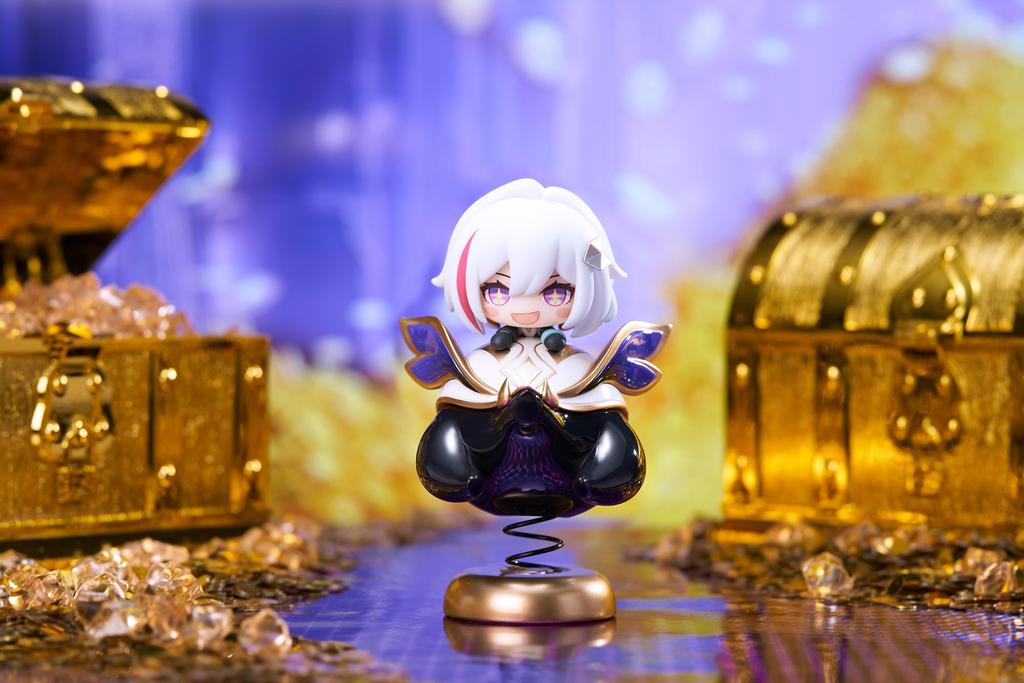 Collapse Star Rail Topaz & Kabu Chibi Character Swinging Stand PVC & ABS Painted Complete Figure