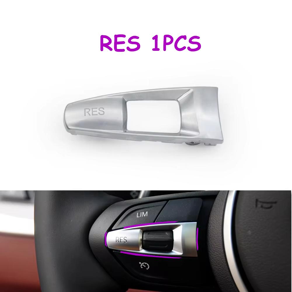 

Car Steering Wheel RES MODE Button Cover For BMW F10 F11 F30 F31 F34 F01 F02 F07 F06 F12 F25 F26 F15 F16 M2 M3 M4 M5 X5M X6M RES 1PCS