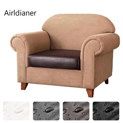 Pu Waterproof Sofa Seat Cushion Cover For Leather Pet Furniture Protector Removable Washable Slipcover Couch Cushioning Covers