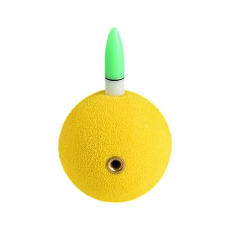 

Buoyancy Float Fishing Tackle Accessories EVA Spherical Fish Float Lighted Bobbers for Saltwater Fishing Float Bobbers жовтий