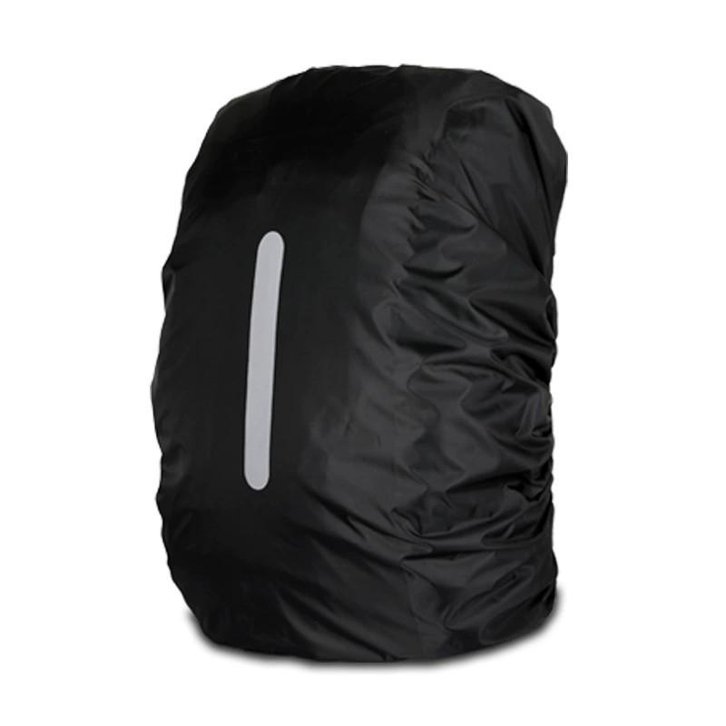 1Pc 65-75L Reflective Waterproof Backpack Rain Cover Outdoor Sport Night Cycling Safety Light Raincover Case Bag Camping Hiking