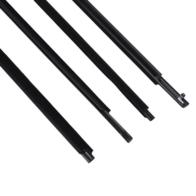 4Pcs Car Window Weather Strip Window Glass Waterproof Pressure Strip Sealing Strips For FJ Cruiser 2007-2014