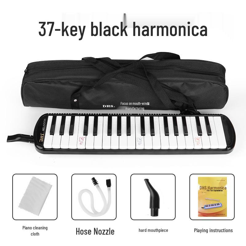 Qimei 37-Key Harmonica for Students, Teacher-Recommended 32-Key Harmonica for Children
