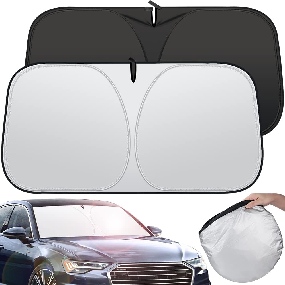 Auto Folding Sun Shade Windshield Visor Cover Car Front Window Sunshade UV Protection Summer Styling Accessories