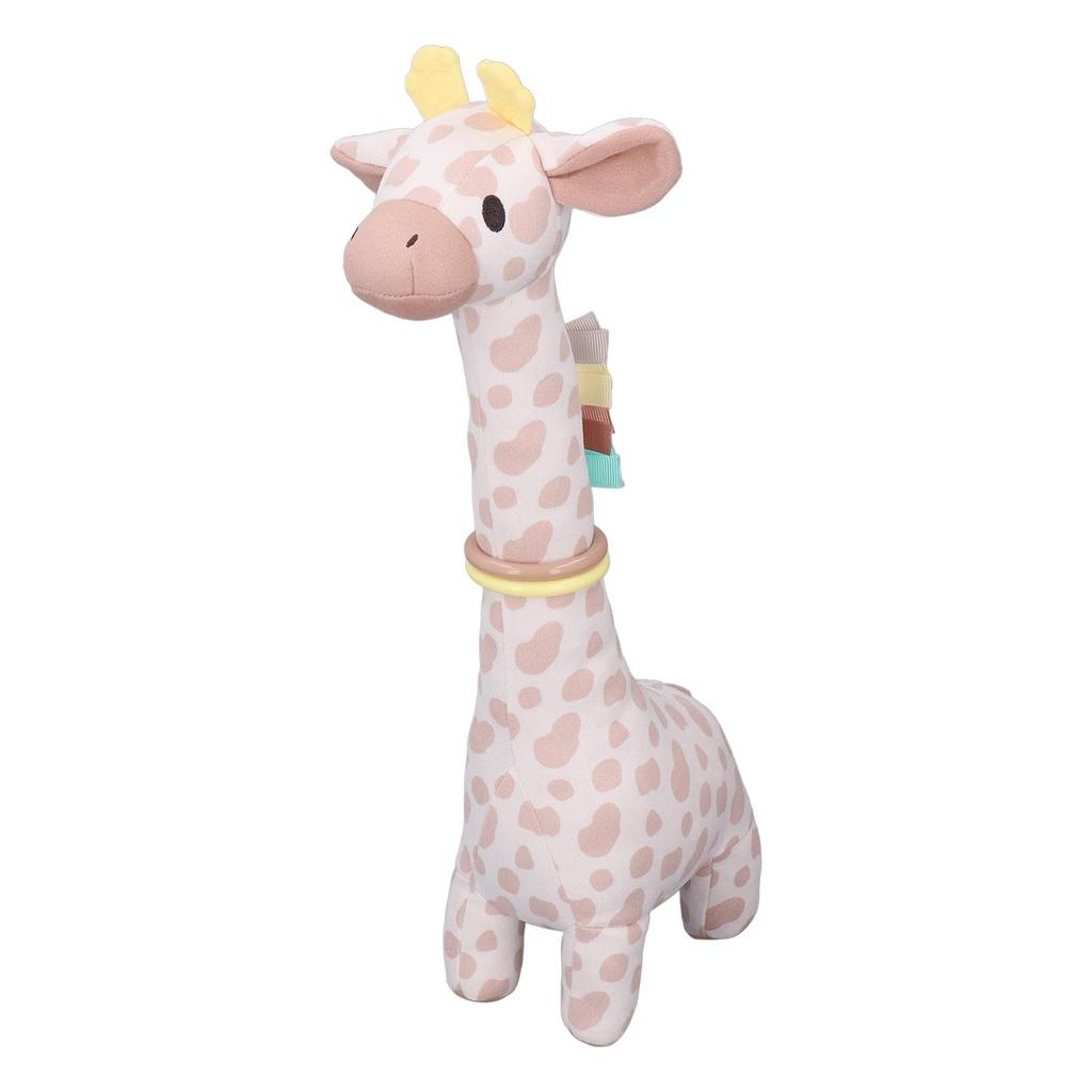 Plush Giraffe Teether Toy Fun Teether Design Cute Infant Plush Stuffed Giraffe Toy for 0‑1 Years Old Newborn