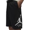 Jordan Pantaloncini Casual a Cinque Punti Semplici Traspiranti Versatili Tinta Unita da Uomo Neri FV7310010