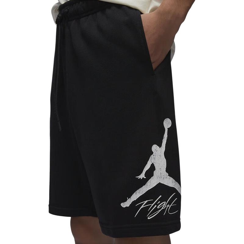 Jordan Pantaloncini Casual a Cinque Punti Semplici Traspiranti Versatili Tinta Unita da Uomo Neri FV7310010