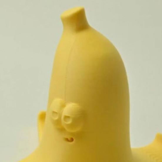 Cute Yellow Banana Peel Phone Holder 3D Printed Funny Banana Desktop Cell Phone Stand for All Mobile Phones