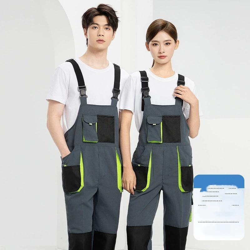 High Quality Men s Overalls Big Multi-Pocket Jumpsuit Wearproof Romper Factory Labor Protection Clothing Men Workwear Suits S