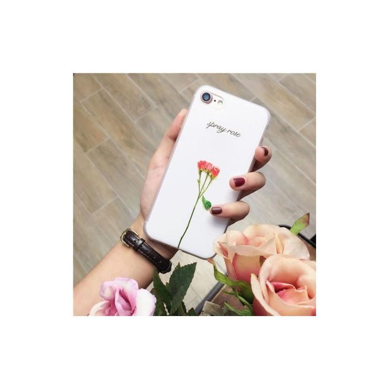 Tulip Patterned Rose Mobile Phone Case For Iphone 6 6s 7 7s Fashion Durable