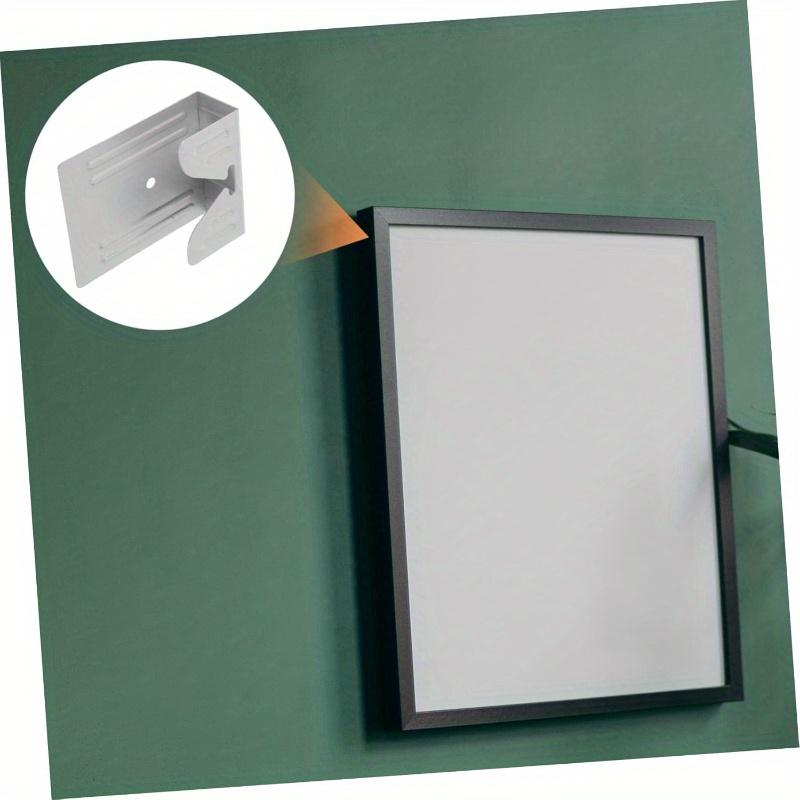 10pcs Door Hooks Plate Hangers Mirror Shelf Hanger Mounting Hooks Heavy Duty Wall Hanger Frame Hanger Wall Mount