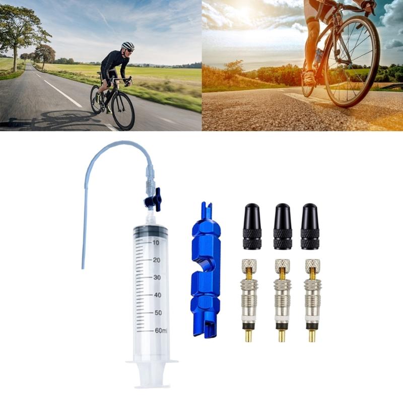 Portable Tool Set for Bike Valves Maintenance Versatile & Convenient Bike Valves Remover for Cyclists & Repair Expert