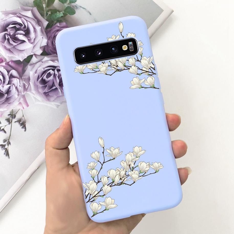 For Samsung S10 Plus SM-G975F Case Cute Dinosaur Duck Cartoon Soft Silicone Phone Cover For Samsung Galaxy S10 S10e G973F Bumper