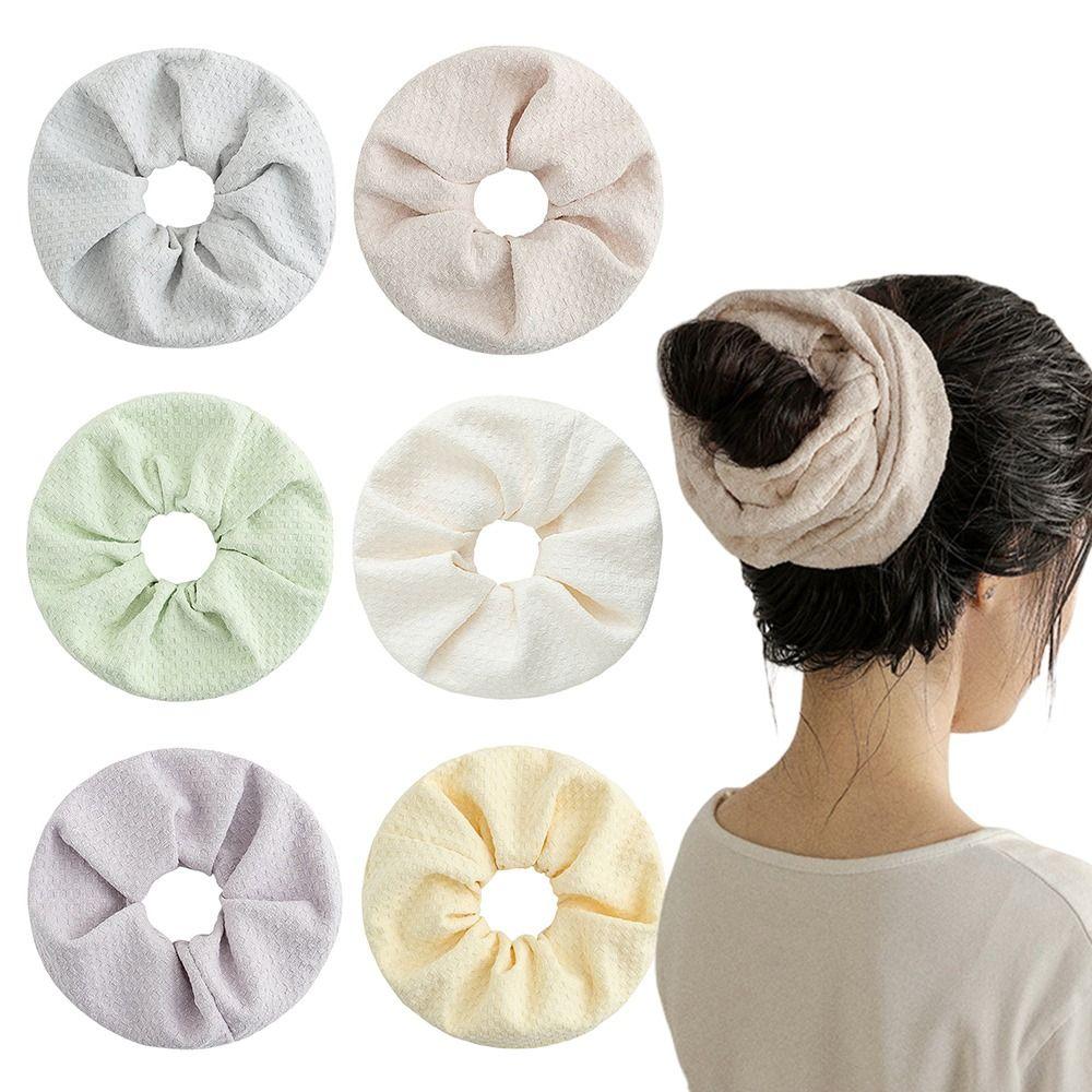 Autum Winter Hair-drying Scrunchies Oversized Sweet Head Bands Quick -Dry Hair Wrap Girls Women