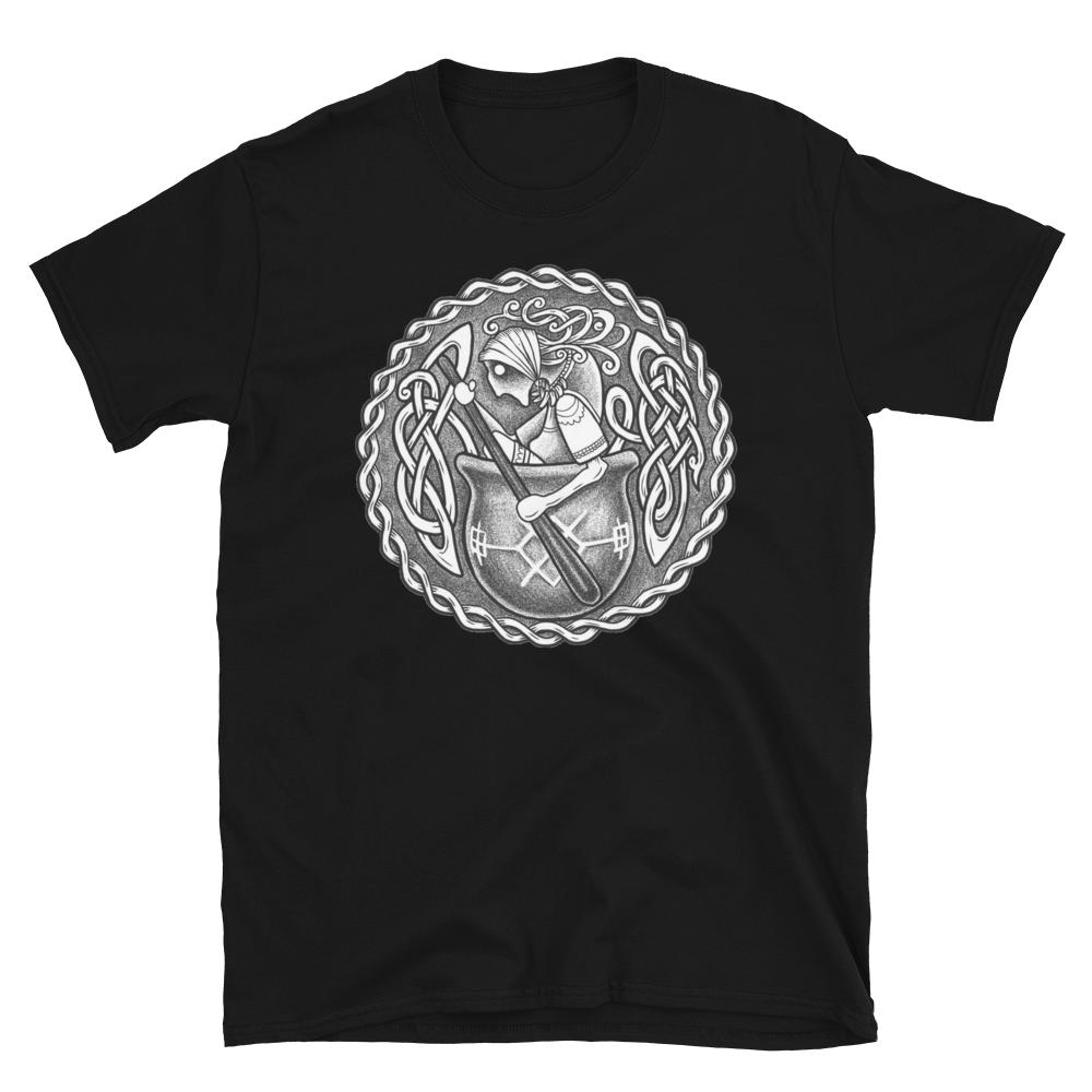 The Witches Row Celtic Cauldron Printed T-Shirt M