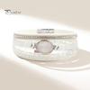 Women Cuff Bangle Four Layers Faux Crystal Rhinestone Retro Fake Leather Magnetic Clasp Girls Wrap Bracelet Fashion Jewelry Gift