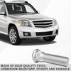 Msyuusr 5PCS Wheel Studs, Replacement Parts OEM#610-266 90942-02049, 49mm Long & M12x1.5 Steel Lug Bolts, Car Accessories Wheel Hub Screws Compatible
