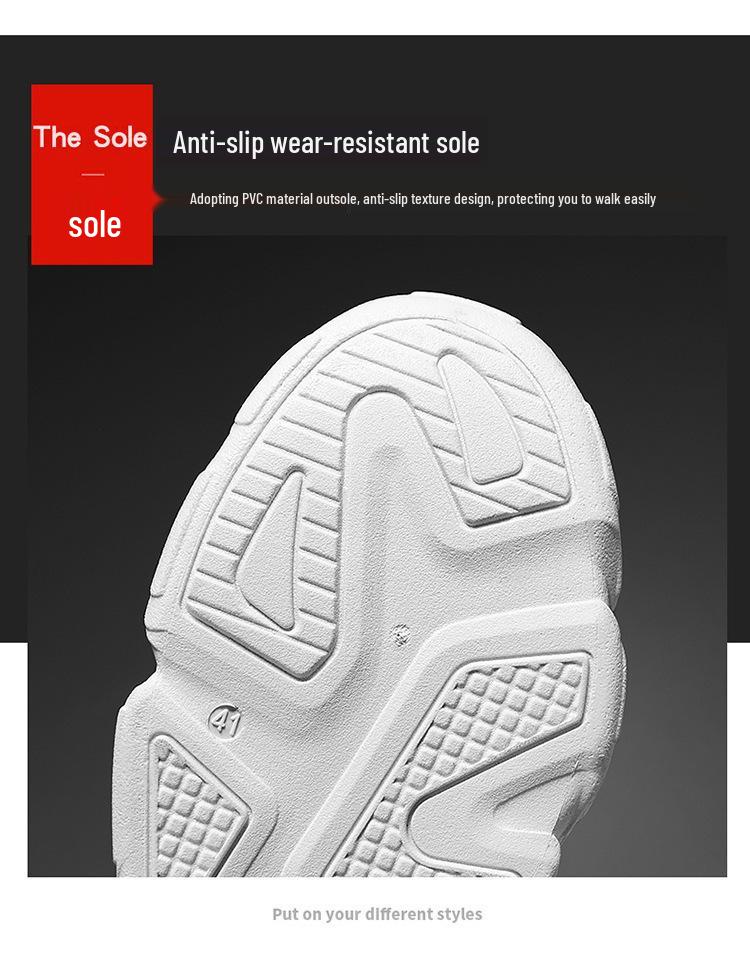 Men's Autumn Breathable Mesh Sneakers - Korean Style, Trendy, Thick Sole, Versatile Casual Running Shoes