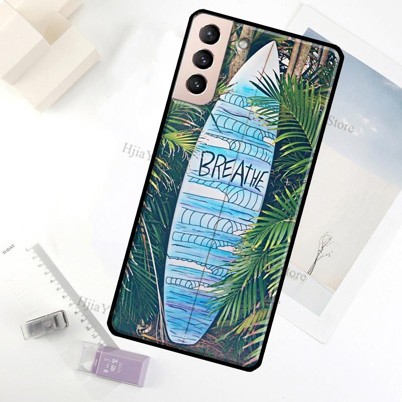 Surf Surfing Case For Samsung Galaxy S23 Ultra Note 20 10 S9 S10 Plus S20 S21 FE S22 Ultra Phone Cover