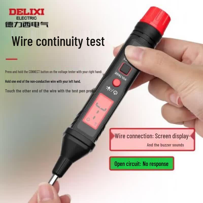 Delixi DECHTH1A300 Digital Non-Contact Voltage Tester Pen