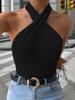 Spicy Girl Fashion Scarf Bandeau Vest Top - Women's Spring/Summer 2026 Collection