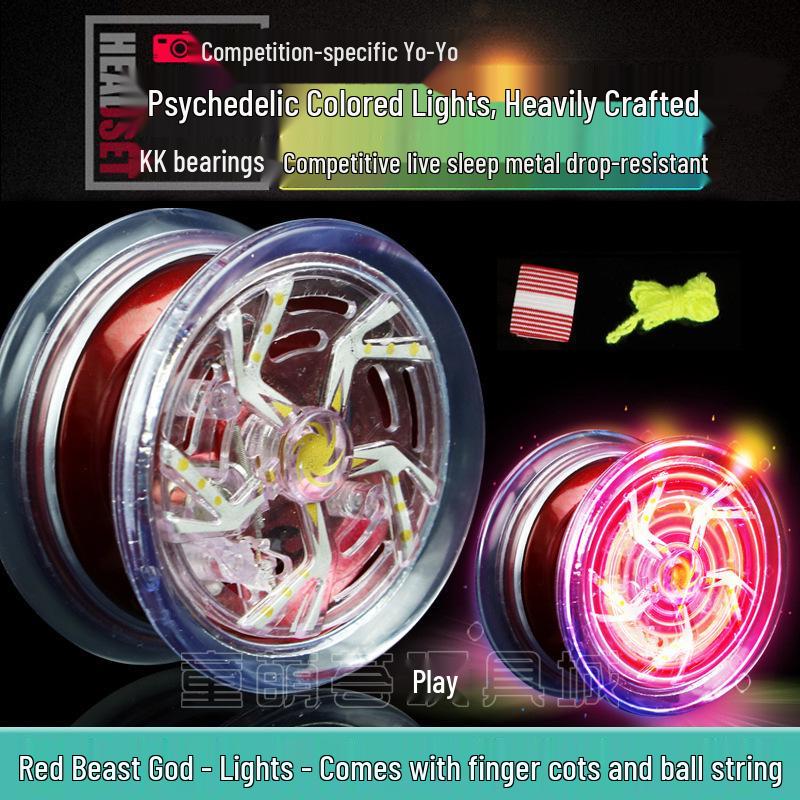 Miracle Girl Luminous Metal Yo-Yo with Automatic Retraction for Kids