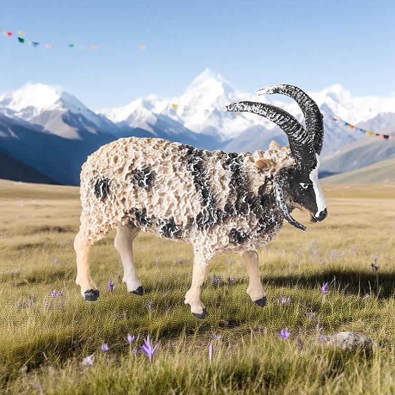 Oenux חיות משק קלאסיות סימולציה כבשה עז ארגאלי אנטילופה דגם דמות פעולה פסלוני עופות צעצוע חמוד לילד מתנה