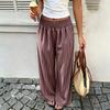 Women Striped Straight Leg Casual Vacation Long Pants