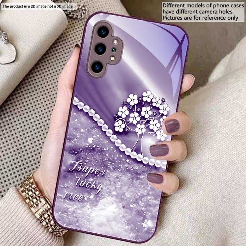

Загадочный фиолетовый градиент Для Samsung A01 02 03 Core 04 05 06 10 12 13 14 5G 15 16 M02 12 Note 8 9 10 20 стекло Ультра чехол для телефона Galaxy A01
