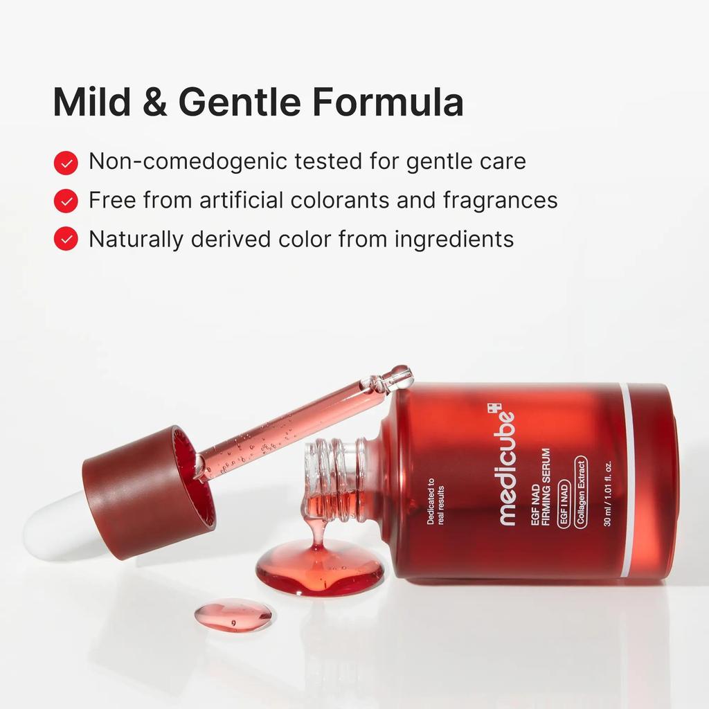 [NEW] [medicube] NAD+ EGF Firming Serum | NAD+, EGF, Collagen Extract, Anti-aging, Plumping, Radiance Boosting Serum