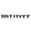 1/2/4/6 Prong Lacing Stitching Punch Leather Craft Tools 10-Piece Replaceable