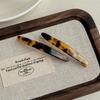 2Pcs/Set Little Willow Leaf Hair Clip French Simple And Elegant Style Side Clip Bang Hairpin One Line Hair Clip