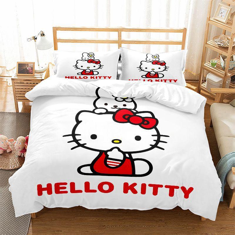 Pet Dog Digital Printing Kit, Bedding Three-Piece Set, Home Textile Four-Piece Set
