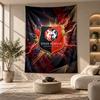 Decorative Tapestry,Stade Rennais FC Printed Wall Art, Lightweight Wall Hanging For Bedroom Background